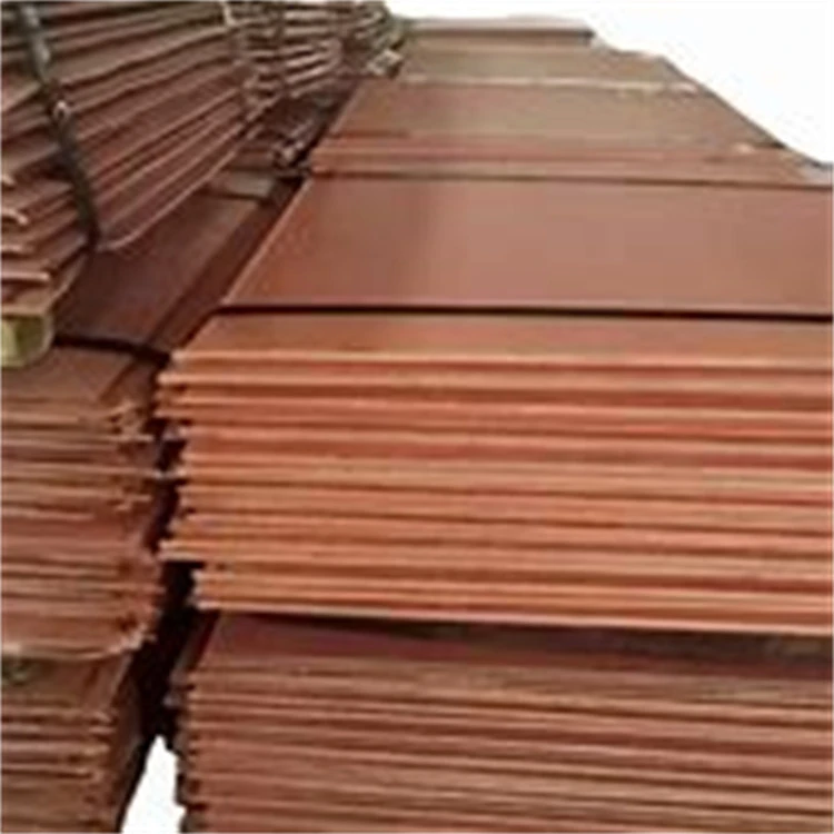 Copper Cathodes OF-Cu SE-Cu 5mm 10mm 20mm Thickness 1/16 Hard 1/8 Hard 99.99%